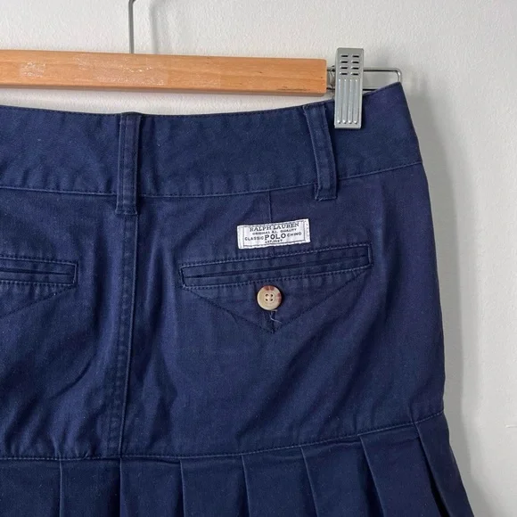 Polo by Ralph Lauren Navy Mini Skirt - Picture 3 of 8